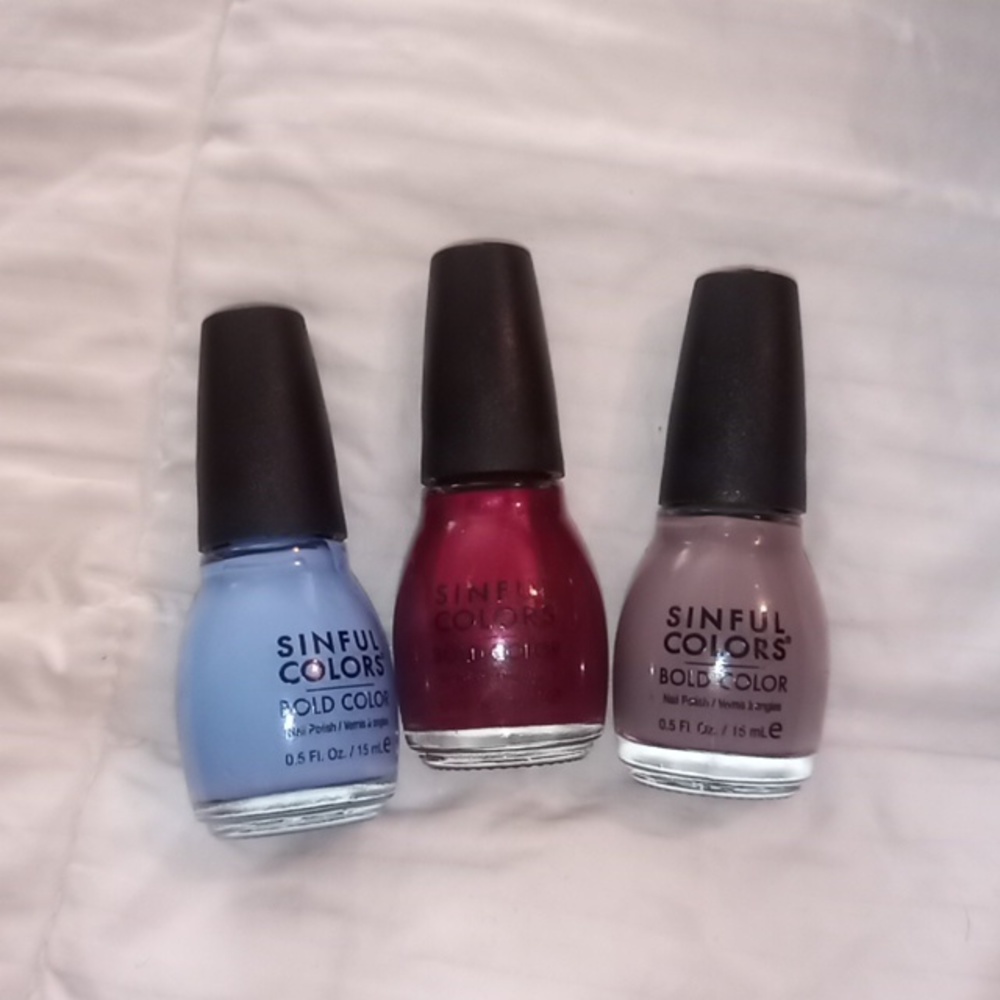 Nail polish- sinful colors- bold colors